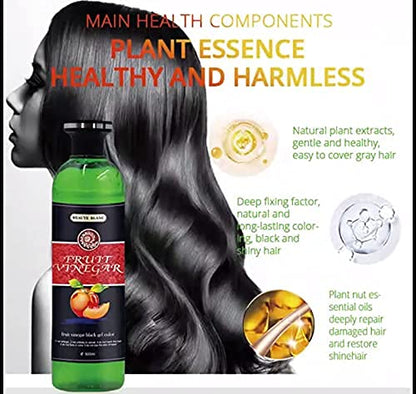 Beaute Blanc Fruit Vinegar Hair Color Gel – Natural Black Hair Color