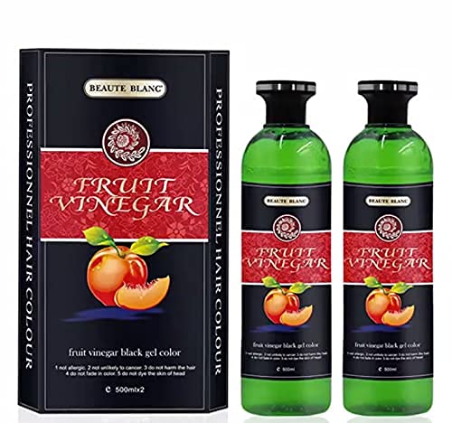 Beaute Blanc Fruit Vinegar Hair Color Gel – Natural Black Hair Color